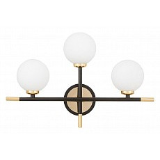 Бра lumina deco marsiada ldw 6033n-3 bk-f.gd